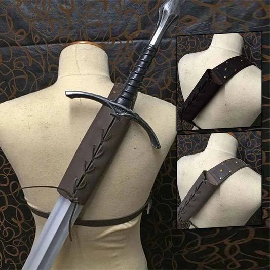 Medieval Style Shoulder Back Sword Holder