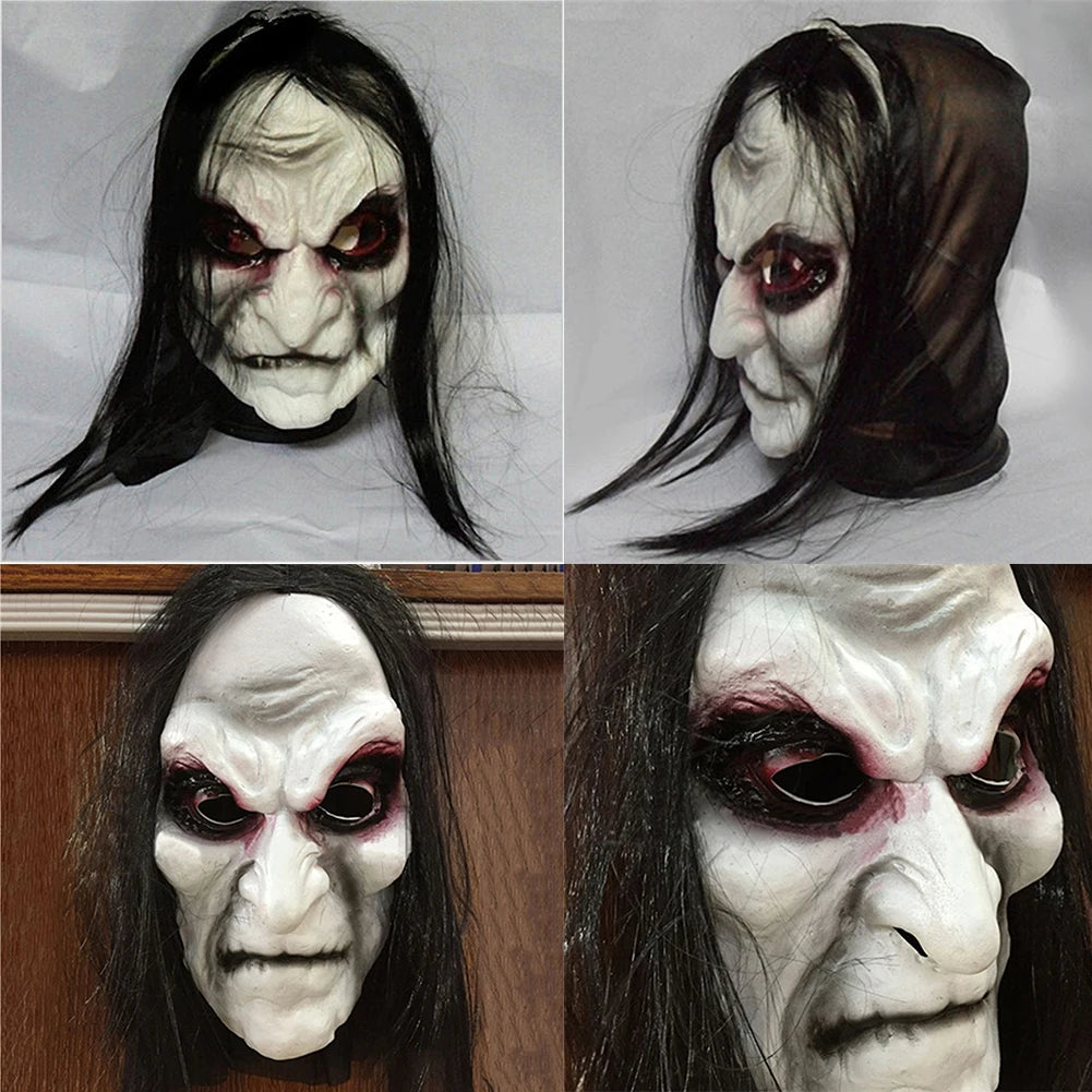 Scary Halloween Wig Mask