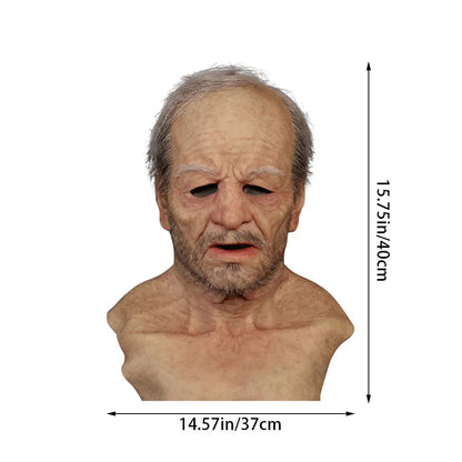 Scary Grandpa Mask For Halloween