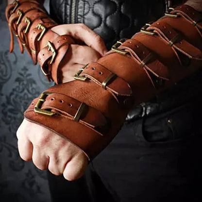 Medieval Viking Arm Buckled Armor