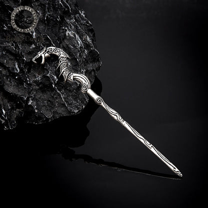 Viking Dragon Head Hair Stick