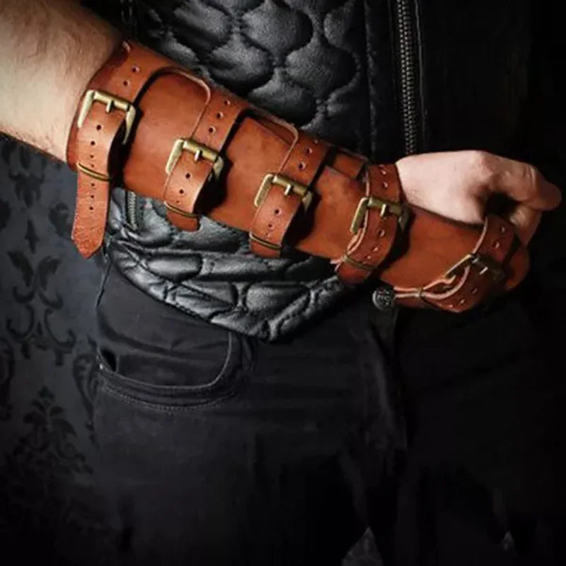 Medieval Viking Arm Buckled Armor