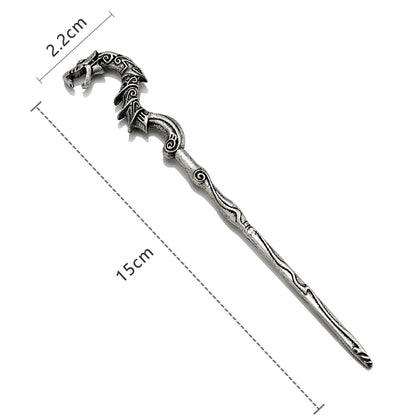 Viking Dragon Head Hair Stick