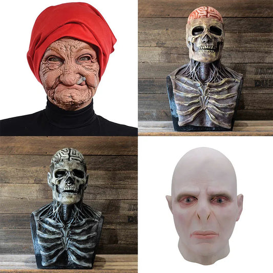 Halloween latex masks